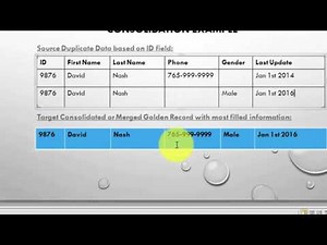 Beginners Informatica Big Data (DEI/BDM) Data Quality IDQ Consolidation transformation tutorial 10