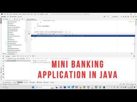 How To Create A Simple Banking Application In Java