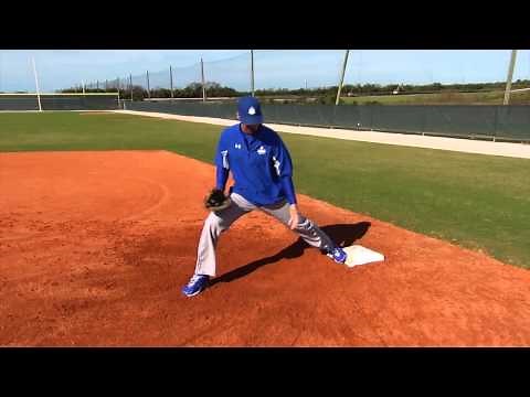 First Base Footwork Drills - Fundamentals of First Base Series by IMG Academy Baseball (2 of 4)