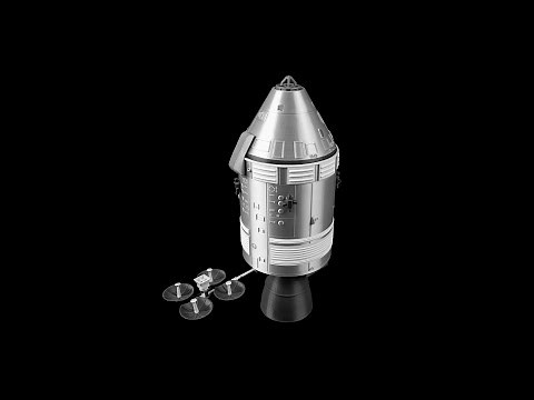 Apollo 11 Command and Service Module, by GOODesign labs - STL for 3D Printing