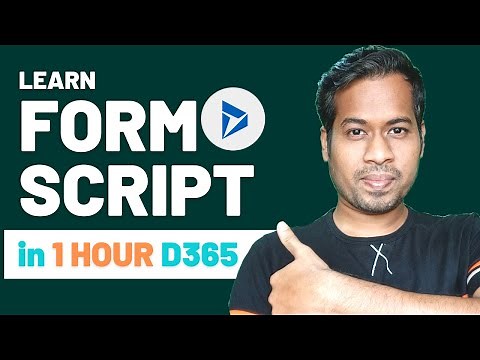 Learn Dynamics 365 CE CRM Form scripts/JavaScript in 1 Hour | Step by Step | Live Training Recording