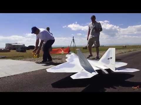 RC ADVENTURES - Want to fly one of these? Radio Controlled Turbine JET - F-22 RAPTOR