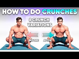 How to do CRUNCHES Correctly ➜ With Voiceover Instructions