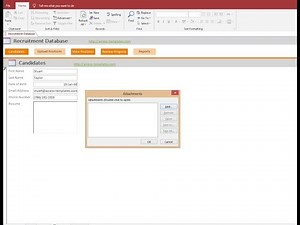 How to Use Recruitment Management System in MS Access Software and Sync Database with Excel