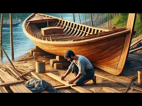 How Traditional Craftsmen Build A Boat Without Modern Tools