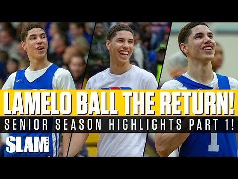 LaMelo Ball: The RETURN to High School! Senior Highlights Part 1 🔥