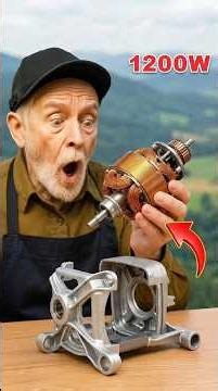 Shocking Invention! Washing Machine Motor Generator Idea - You'll be surprised!
