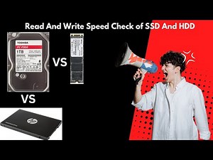 How to Test Read and Write speed of SSD and HDD