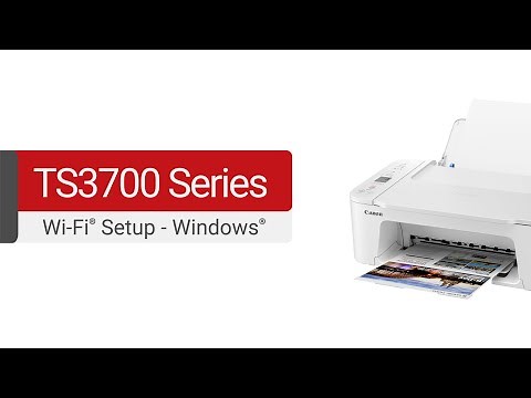 Canon TS3720/TS3722 Wireless Setup - Windows