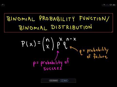 ❖ The Binomial Distribution / Binomial Probability Function ❖