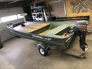 14 ft Jon boat build 2 bass Muskie boat conversion
