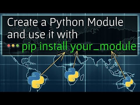 Build a Python Module and Share it with Pip Install