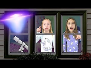 ALIENS Land in our BACKYARD !!!