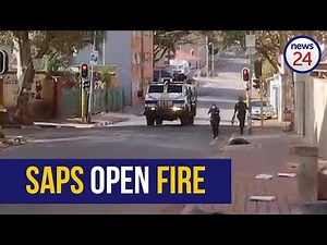 WATCH | Police open fire on residents in Yeoville, News24 caught in the line of fire