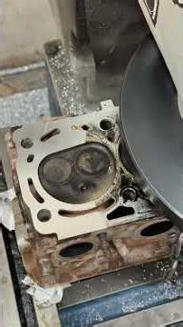 Valve Spring Failure Caught During Inspection #engineblock #automechanic #prevention