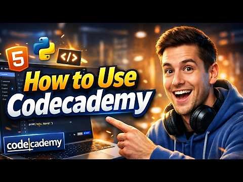 How to Use Codecademy | Learn to Code with Codecademy (Complete Beginner's Guide)