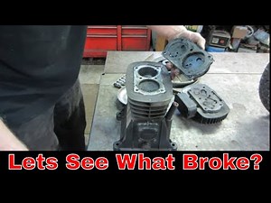 Burned out Air Compressor tear down, what went wrong?