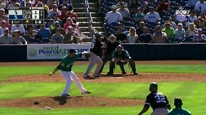 #8D Revive el jonrón de Everth Cabrera contra Seattle Mariners en su primer turno. Empujó dos carreras. | 8 Deportivo