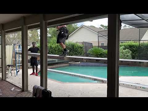 Installation of Pool Screen Enclosure