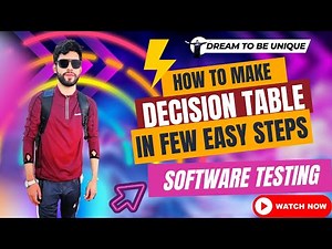 Decision Table in Software Engineering | How To Create Decision Table for Testing | Software Testing