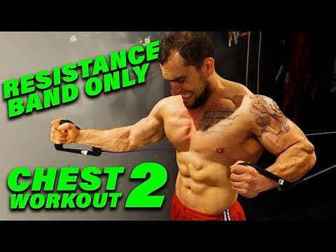 Intense 5 Minute Resistance Band Chest Workout #2