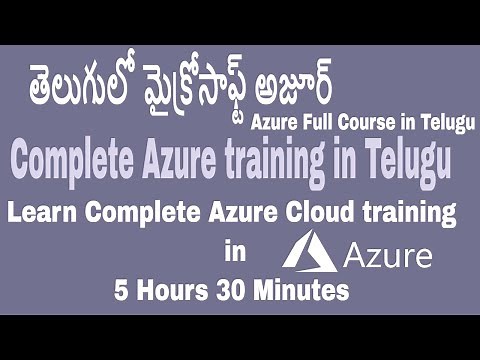 Azure Fundamentals complete Training in telugu