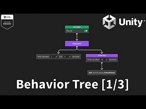 [유니티6] Behavior Tree를 이용한 AI 구현 (순찰) [1/3] how to use Behavior Tree in Unity!