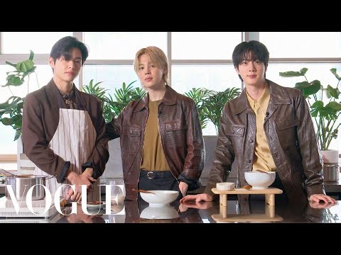 BTS (방탄소년단) Cook Dinner Together | Now Serving | Vogue