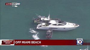 Massive yacht fire sends passengers plunging into water in Miami