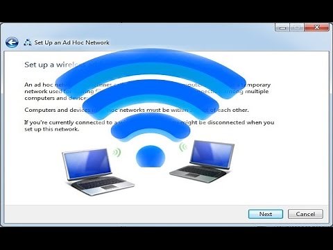 How to Connect two or more Computers by Wireless Connection & Share Files between them