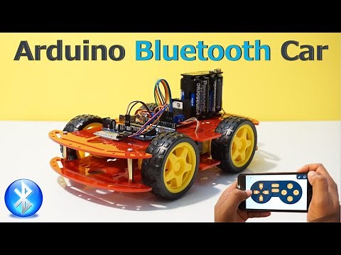 How to make Bluetooth Car using Arduino | iPhone + Android | DIY