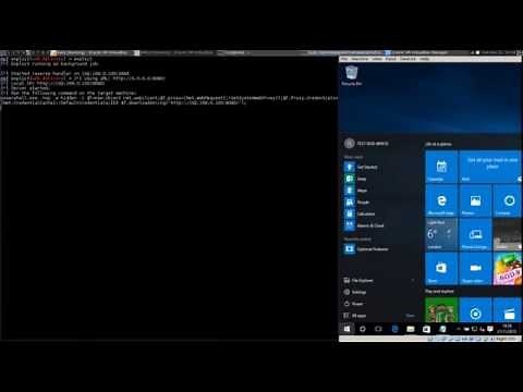 Windows 10 Hack Tutorial - PowerShell WebScript Delivery