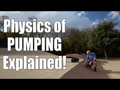 The Physics of Pumping on a Skateboard - Fully Explained + Easy to Understand!