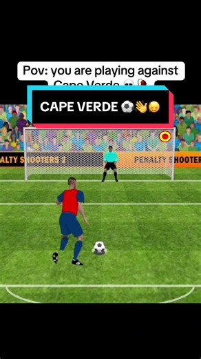 Cape Verde Goalkeeper: ⚽️👋🙂‍↕️ #pokigames #penaltyshooters #capeverde #worldcup #vozinha