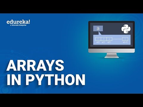 Arrays In Python | Python Array Operations | Python Tutorial For Beginners | Edureka Rewind