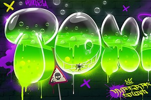 Graffiti Text Effect Vol.4 PSD Text Style | Hyperpix