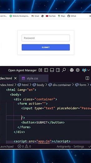 🔥Form Validation using Pure HTML 🎓🧑‍💻 #coding #programming #javascript