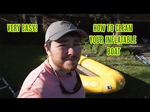 How to Clean an Inflatable Whitewater Raft or Fishing Boat
