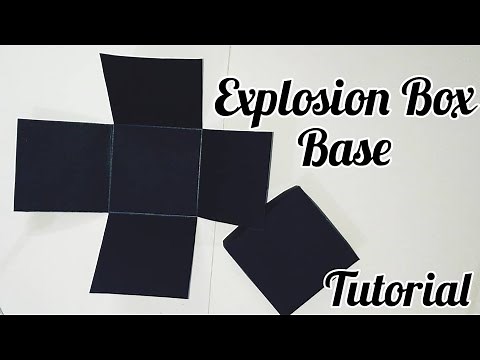 How to make Explosion Box Base | Step-by-step Tutorial | Explosion Box | DIY