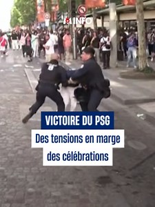 Plusieurs tensions sont survenues en marge des célébrations après le deuxième titre d'affilée du PSG en Ligue des champions, samedi 30 mai dans la soirée en Île-de-France. #SinformerSurTiktok #m6info #psg #actu #info