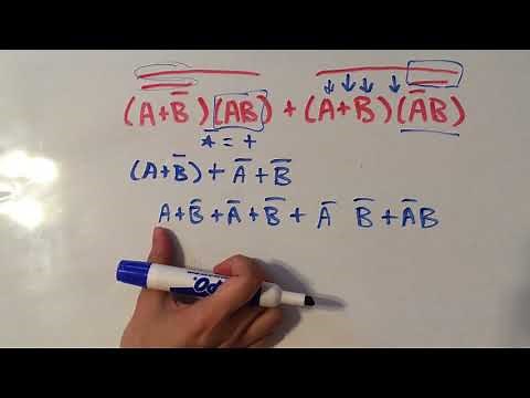 Boolean Algebra Basics and Example Problem