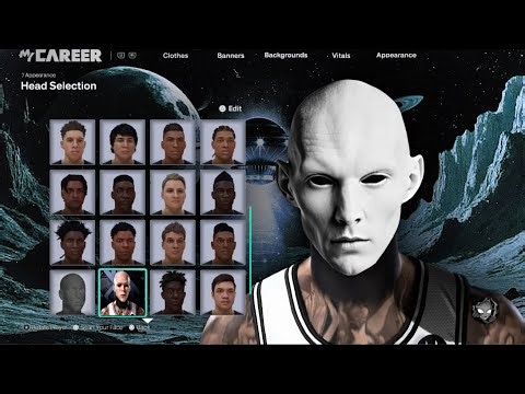 NBA 2K26 Best Alien Face Creation