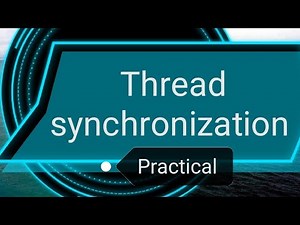 Thread synchronization example