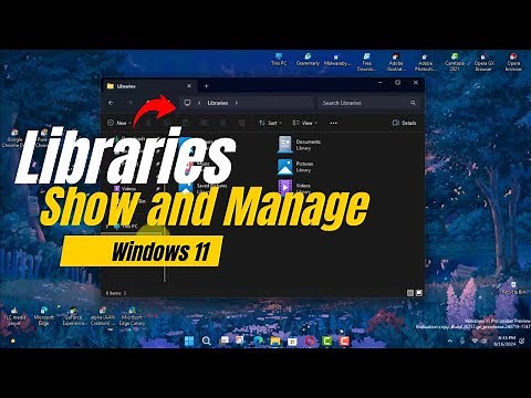 How to Show and Manage Libraries on File Explorer for Windows 11
