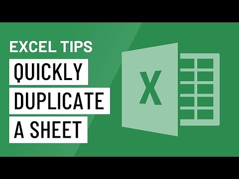 Excel Quick Tip: How to Quickly Duplicate a Sheet
