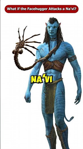 What if the Facehugger Attacks a Na'vi from Avatar? #Shorts #Viral