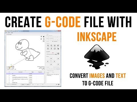 How to Create G-code File with Inkscape using Image and Text for GRBL CNC