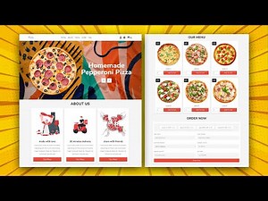 Complete Responsive Online Pizza Shop Website Design Using HTML | CSS | JavaScript | PHP PDO - Index