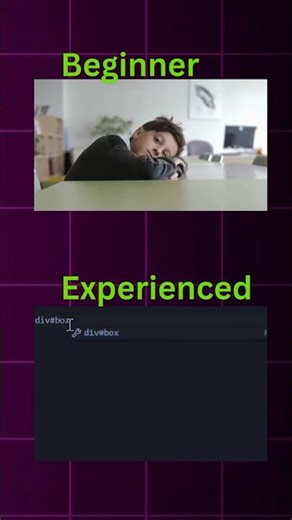 Which developer you are begenner or experienced 😱😱 #coding​ #html​ #html5​ #web​ #programing​