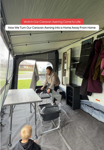 Caravan Awning Setup: Turn Your Awning into a Cosy Living Space